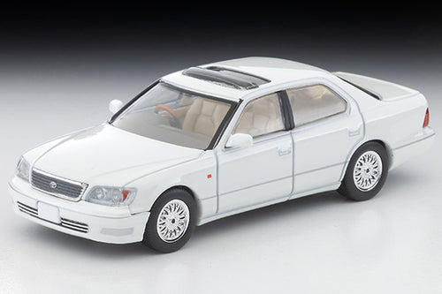 (Pre-order) Tomica Limited Vintage NEO LV-N356c/d Toyota Celsior C Specification 10th Anniversary Edition (White/Silver)