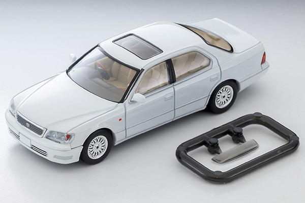 (Pre-order) Tomica Limited Vintage NEO LV-N356c/d Toyota Celsior C Specification 10th Anniversary Edition (White/Silver)