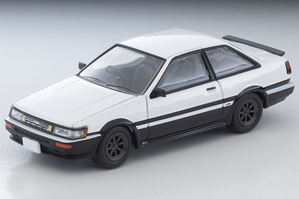 (Preorder) Tomica Limited Vintage NEO 1:64 oyota Corolla Levin 2-door GT-APEX Car w/RS Watanabe Wheel (White/Black) '85 Model LV-N304d