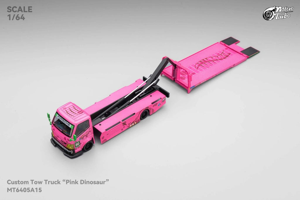 Mega Gear 1:64 CUSTOM TOW TRUCK ROXY Pink Diecast Model