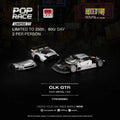 Pop Race x VDX 1:64 Mercedes-Benz CLK GTR Raw Metal Hong Kong Toycar Salon 2026 Exclusive