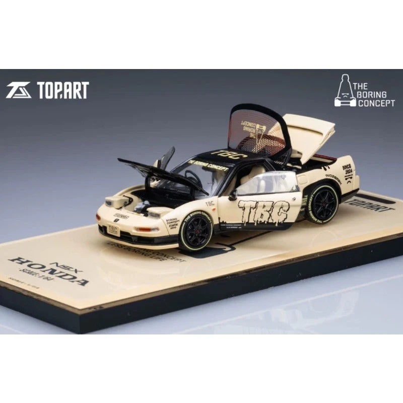 Top Art 1:64 Honda NSX NA1 Boring White x The Boring Concept APAxpo Exclusive