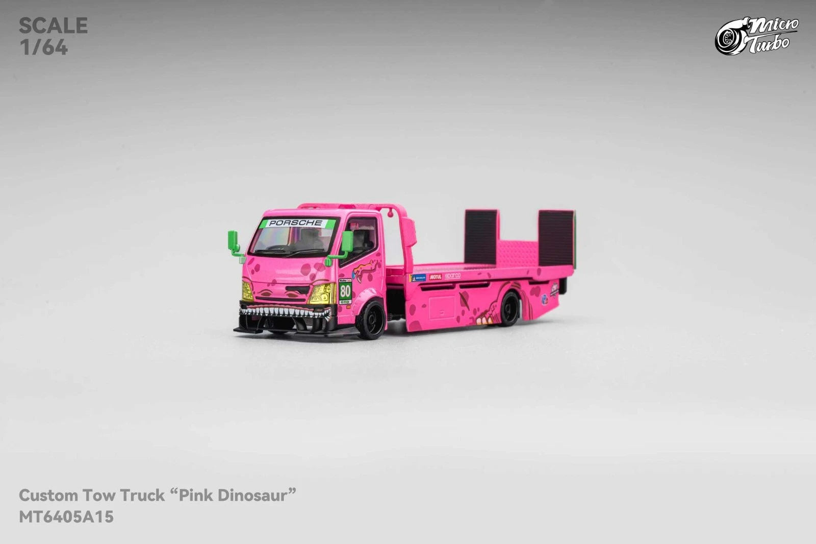 Mega Gear 1:64 CUSTOM TOW TRUCK ROXY Pink Diecast Model