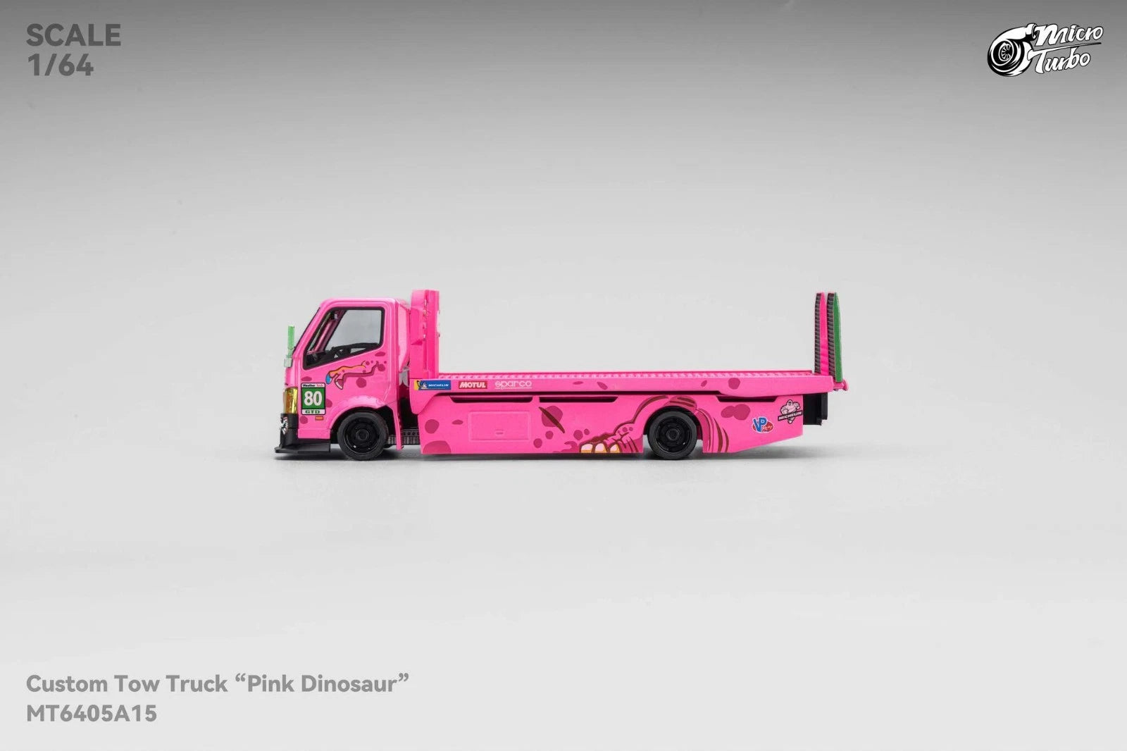 Mega Gear 1:64 CUSTOM TOW TRUCK ROXY Pink Diecast Model