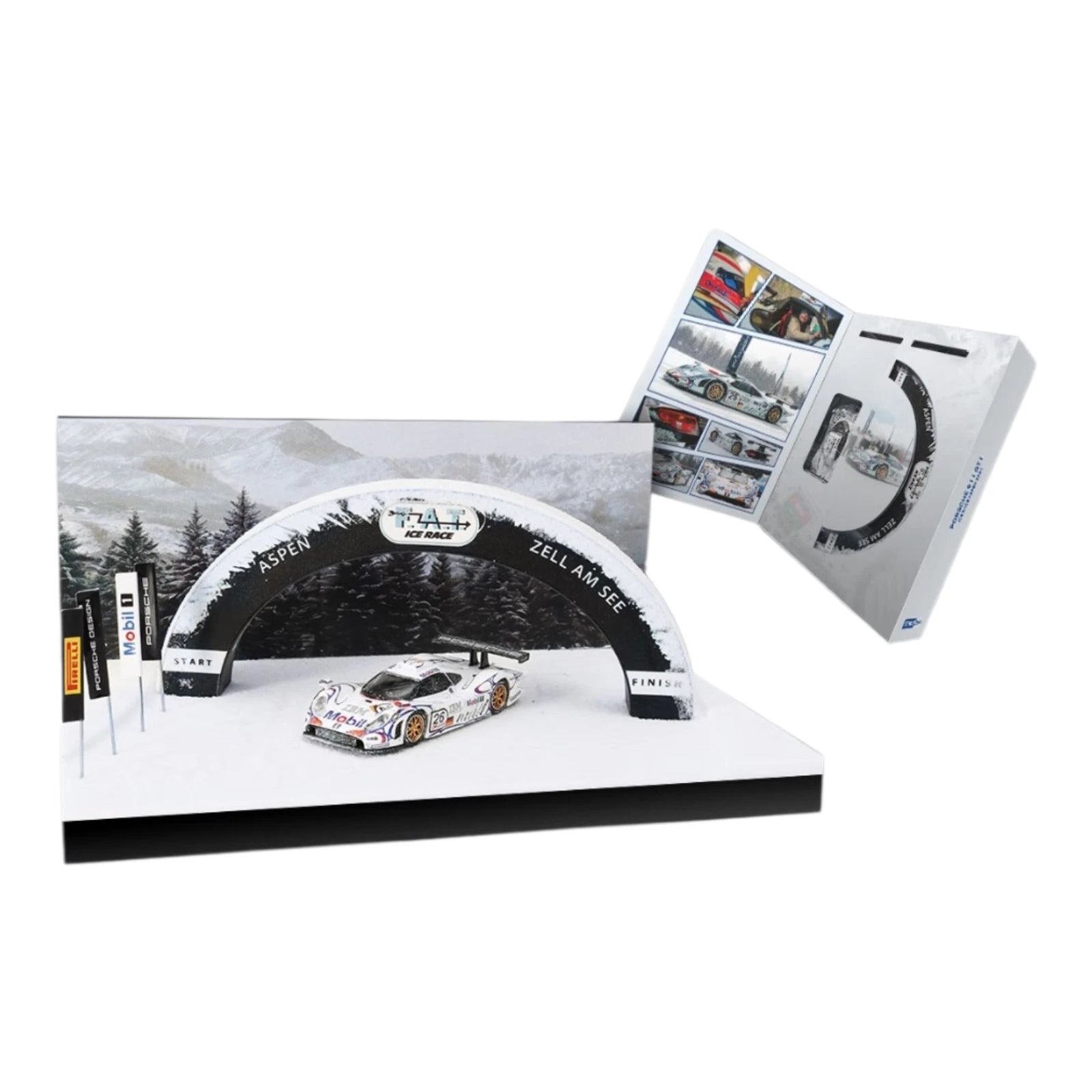 Trends Hobby 1:64 ICE RACE ASPEN 2024 Porsche 911 GT1 1998 SET