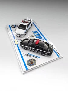 Rollin 1:64 Chevy Impala NYPD Police 2 car set APAxpo Exclusive