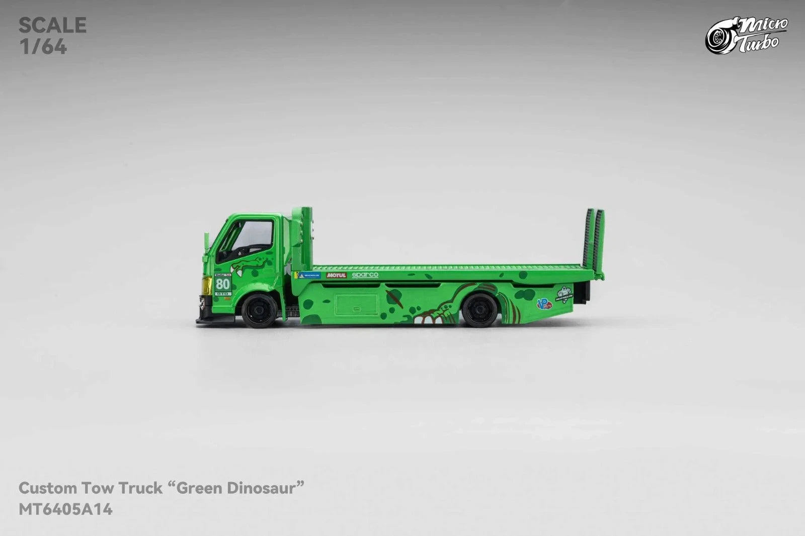 Mega Gear 1:64 CUSTOM TOW TRUCK REXY Green Diecast Model