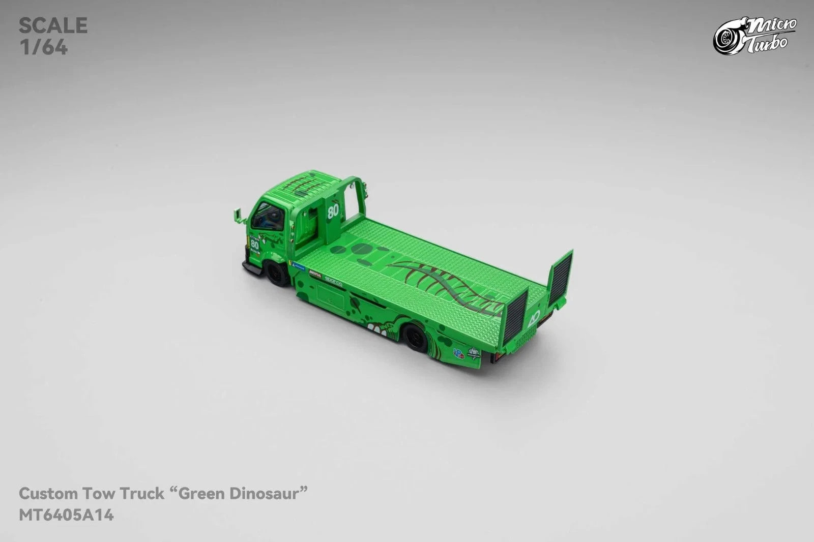 Mega Gear 1:64 CUSTOM TOW TRUCK REXY Green Diecast Model