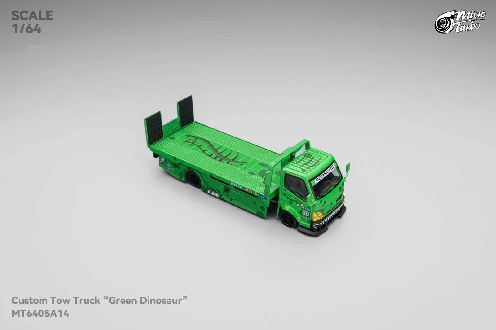 Mega Gear 1:64 CUSTOM TOW TRUCK REXY Green Diecast Model