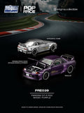 (Preorder) Pop Race 1:64 Pandem GT-R R32 MAGIC PURPLE (enigma exclusive edition)